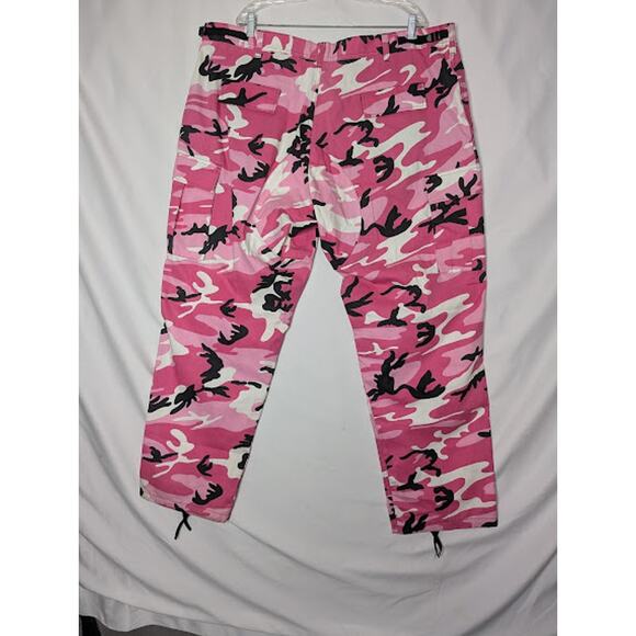 ROTHCO Women's  Paratrooper Pink/Black Camo Fatigues Size XXL - Picture 7 of 12